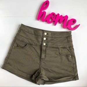 Tinseltown High Waisted Like New Junior 5 Olive
